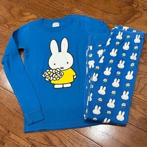 Hanna Andersson Miffy long john pajama set